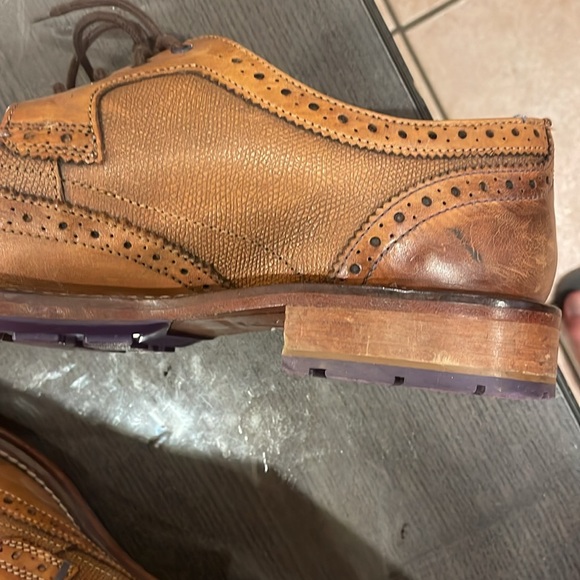 Ted Baker London men’s brown dress shoes size 10 - Picture 6 of 6